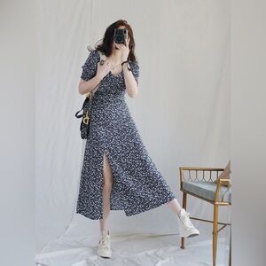 Bardot Midnight Blue Floral Maxi Dress